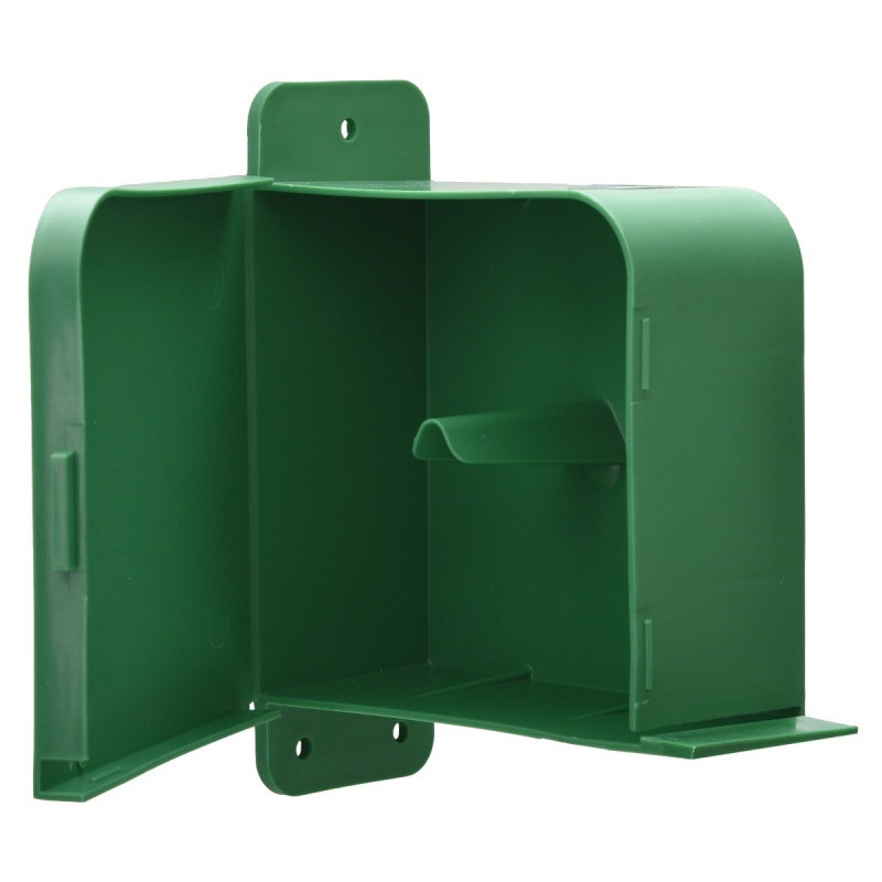 Dozownik do bandaży PLUM QuickSoft, pusty, do montażu na ścianie, zielony