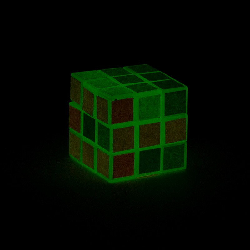 Mini kostka Rubika TRENDHAUS T, świecąca w ciemności, mix kolorów