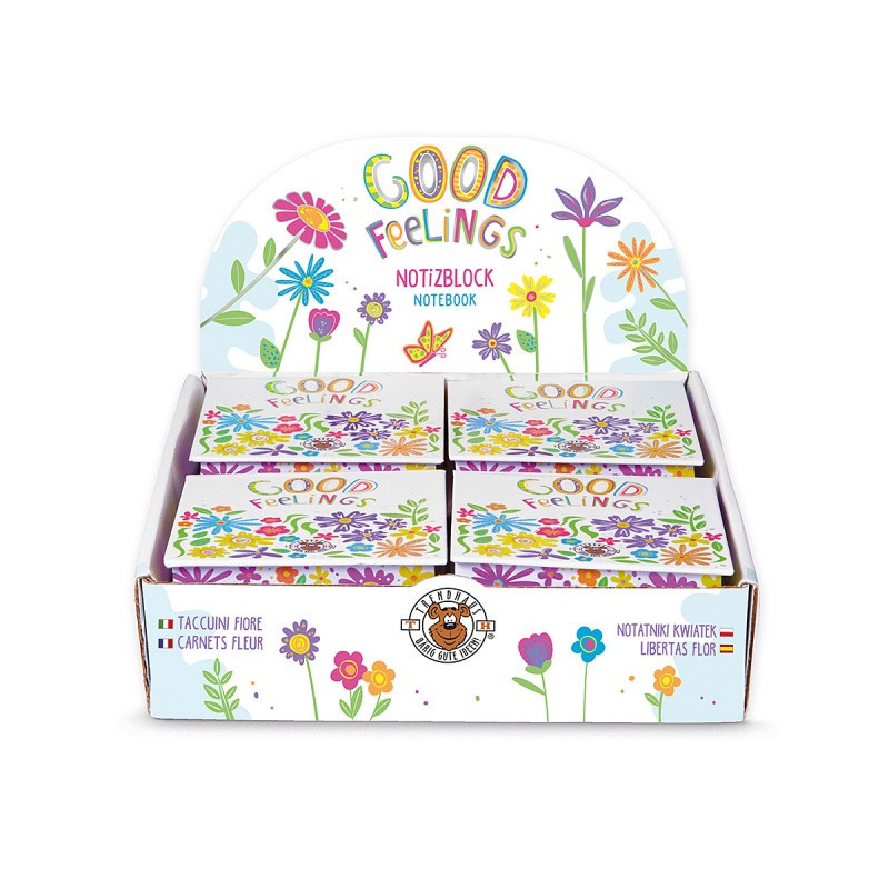 Notatnik TRENDHAUS GFH, 144 kartki, mix kolorów