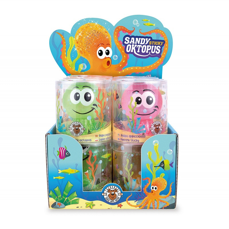 Gniotek ośmiornica z przyssawkami TRENDHAUS O, mix kolorów