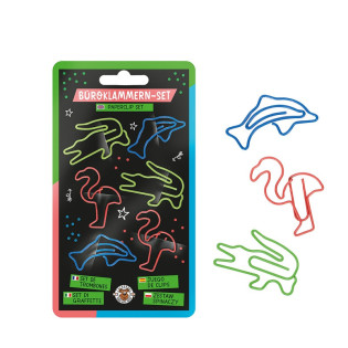 Zestaw spinaczy TRENDHAUS BTS, 6 szt., mix kolorów