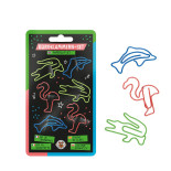 Zestaw spinaczy TRENDHAUS BTS, 6 szt., mix kolorów