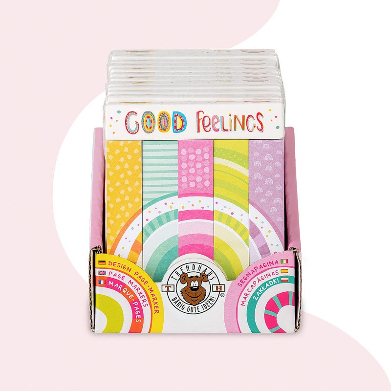 Zakładki indeksujące TRENDHAUS GF, 375 szt., mix kolorów