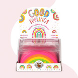 Gumka do ścierania tęczowa TRENDHAUS GF, jumbo, mix kolorów