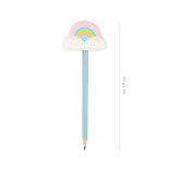 Ołówek z puszystą chmurką TRENDHAUS GF, mix kolorów