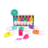 Wszystko do szkoły TRENDHAUS SCH, zestaw zakreślaczy, 6 szt., mix kolorów