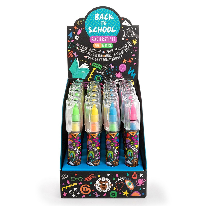 Wszystko do szkoły TRENDHAUS SCH, gumka przekładana, mix kolorów