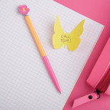 Długopis metalowy TRENDHAUS GFH, kwiatek, mix kolorów