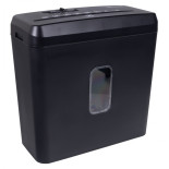 Niszczarka OFFICE PRODUCTS, ścinki, do 5 kartek A4, kosz 8l, czarna