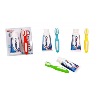 Gumka szczoteczka i pasta TRENDHAUS ER, zestaw 2 szt.,, mix kolorów
