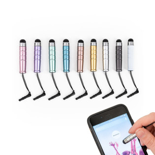 Rysik do telefonu metaliczny TRENDHAUS FF, mix kolorów