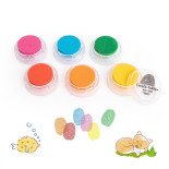 Farby do stemplowania palcami TRENDHAUS T, 6 szt., mix kolorów