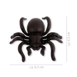 Nakręcany pająk TRENDHAUS ZZ, 6,5 × 6,5 cm, czarny