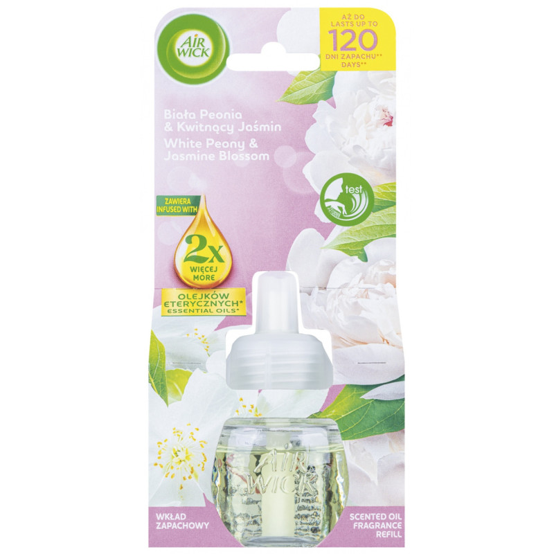 Wkład do elektrycznego odświeżacza AIR WICK, peonia-jaśmin, 19ml