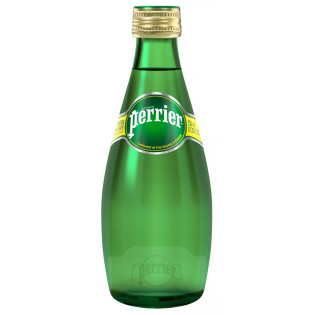 Woda PERRIER, mocny gaz, butelka szklana, 0,33l