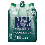 Woda mineralna NAŁĘCZOWIANKA, mocny gaz, 1,5l