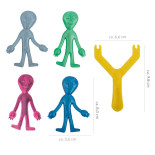 Proca z dwoma kosmitami TRENDHAUS SA, mix kolorów