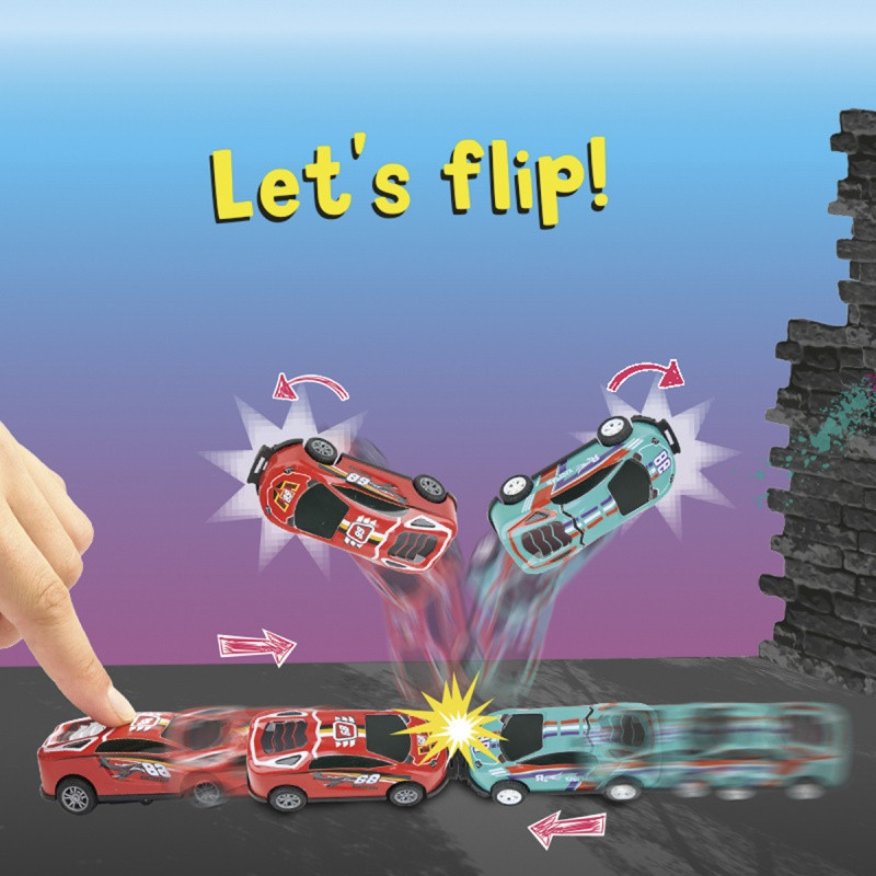 Samochód kaskaderski TRENDHAUS SA, zestaw 2 szt., mix kolorów