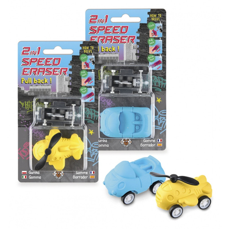 Gumka do ścierania z napędem TRENDHAUS SA, mix kolorów