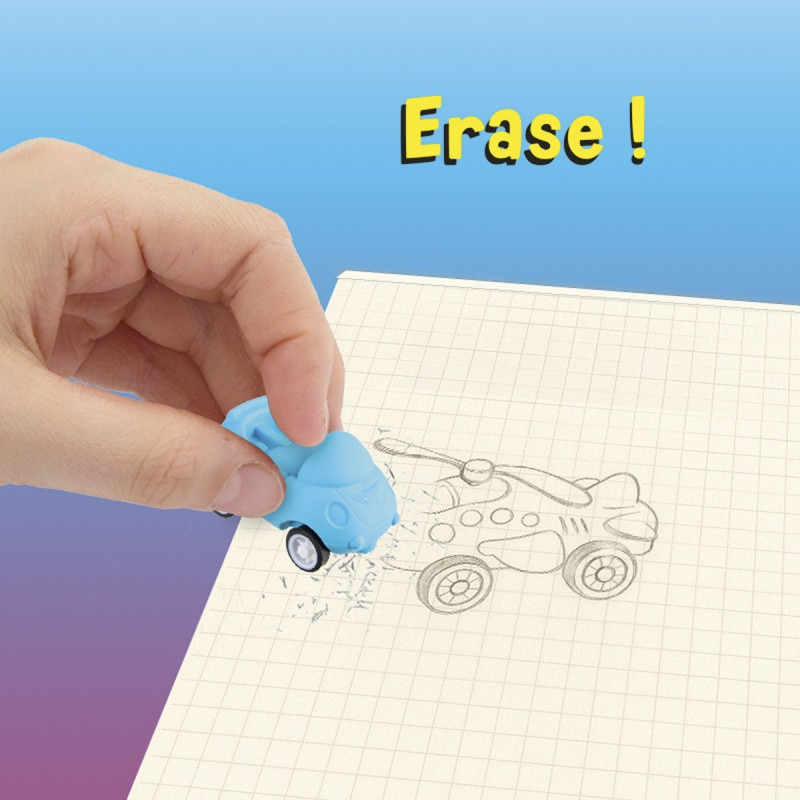 Gumka do ścierania z napędem TRENDHAUS SA, mix kolorów