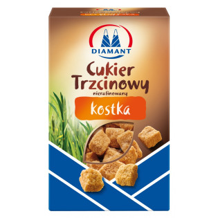 Cukier trzcinowy DIAMANT, w kostkach, 500g