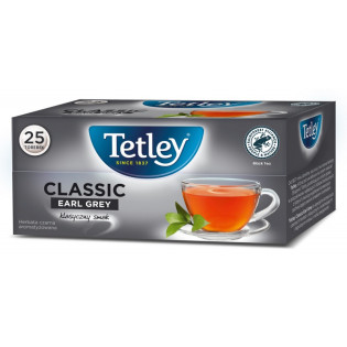 Herbata TETLEY Classic Earl Grey, 25 torebek