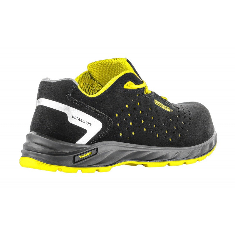 Półbuty ochronne VM FOOTWEAR Chicago 2285-S1PL ESD, rozm. 38, czarno-żółte