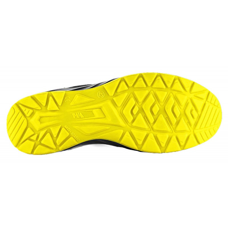 Sandały ochronne VM FOOTWEAR Edmonton 2275-S1PL ESD, rozm. 45, czarno-żółte