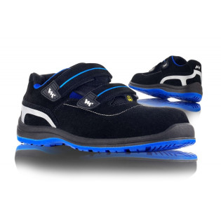 Sandały ochronne VM FOOTWEAR Parma 2195-S1P ESD, rozm. 40, czarno-niebieskie