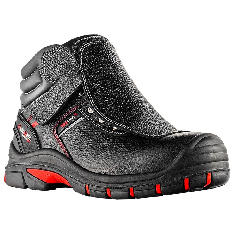 Trzewiki ochronne VM FOOTWEAR Bolton 5080-S3L, rozm. 40, czarno-czerwone