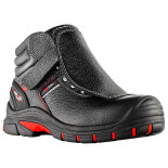 Trzewiki ochronne VM FOOTWEAR Bolton 5080-S3L, rozm. 47, czarno-czerwone