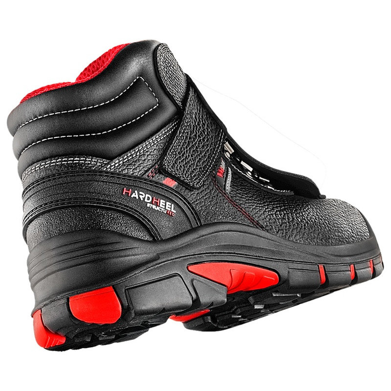 Trzewiki ochronne VM FOOTWEAR Bolton 5080-S3L, rozm. 48, czarno-czerwone