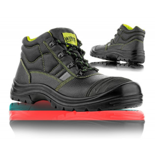 Trzewiki ochronne VM FOOTWEAR Stockholm 3280-S3, rozm. 39, czarne