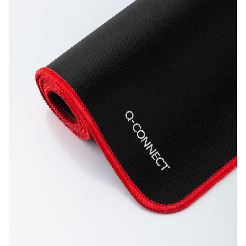 Podkładka pod mysz Q-CONNECT XXL, 90x40cm, czarno‑czerwona