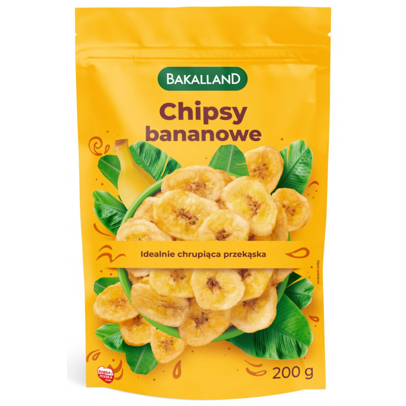 Chipsy bananowe BAKALLAND, 200g