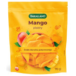 Mango suszone BAKALLAND, w plastrach, 70g