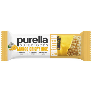 Baton proteinowy PURELLA, mango crispy rice, 45g
