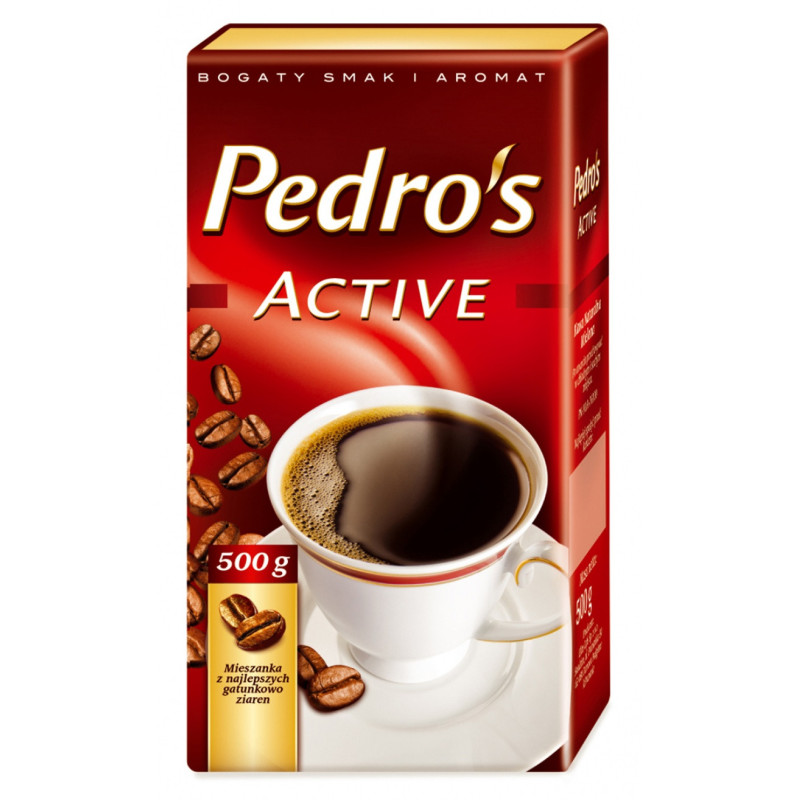 Kawa PEDROS Active, mielona, 500g