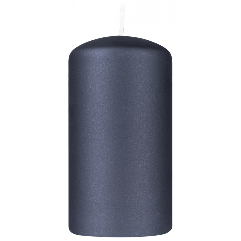 Świeca słupek DONAU HOME Standard Lakier, 60x115mm, czarny metaliczny mat