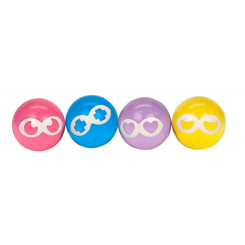 Piłka kauczukowa Look at me TRENDHAUS BB, mix kolorów