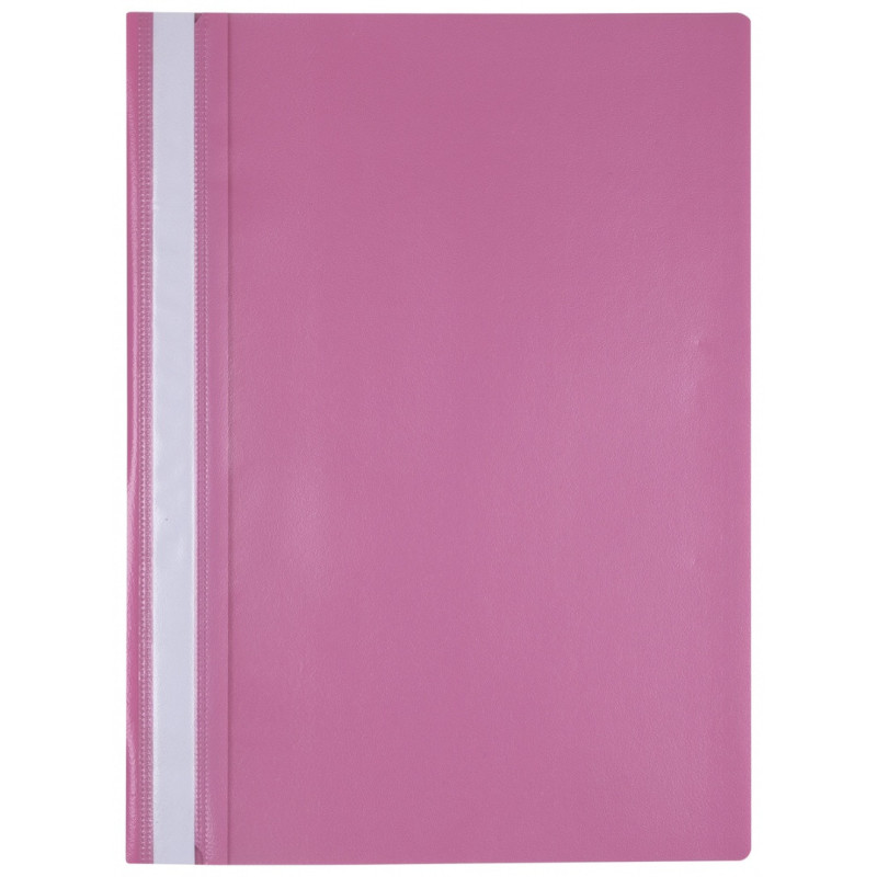 Skoroszyt OFFICE PRODUCTS, PP, A4, miękki, 100/170mikr., różowy