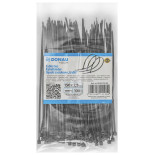 Opaski zaciskowe/trytytki DONAU TECH, 150x2,5mm, 100szt., temp. -40/80, czarne
