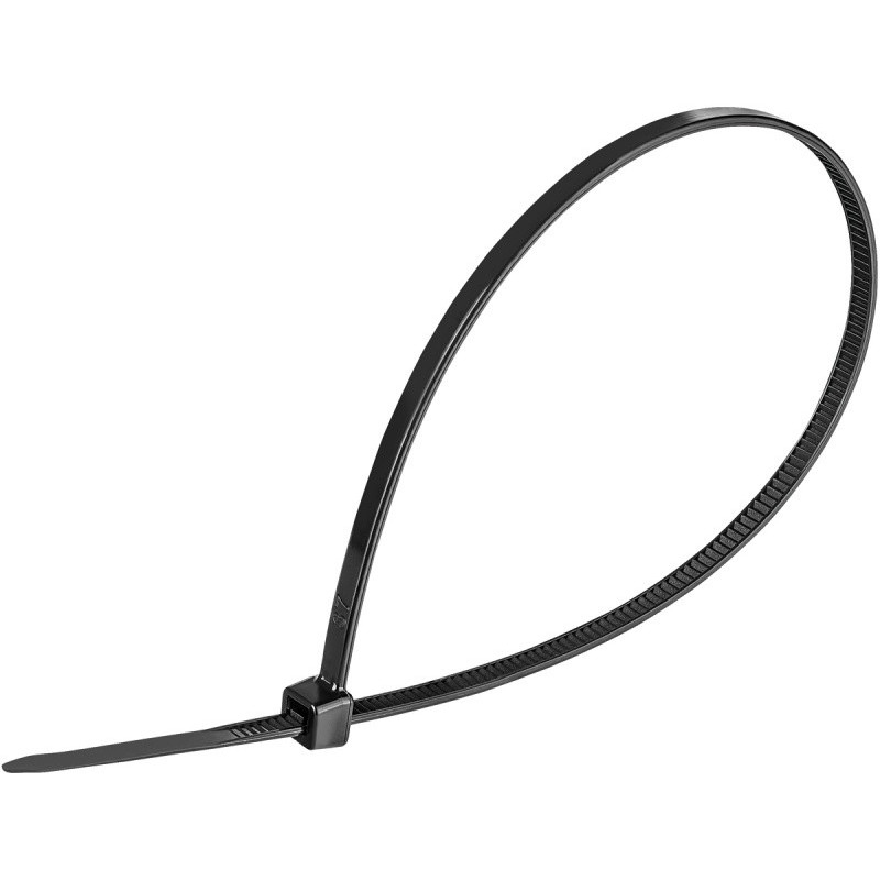 Opaski zaciskowe/trytytki DONAU TECH, 250x3,6mm, 100szt., temp. -40/80, czarne