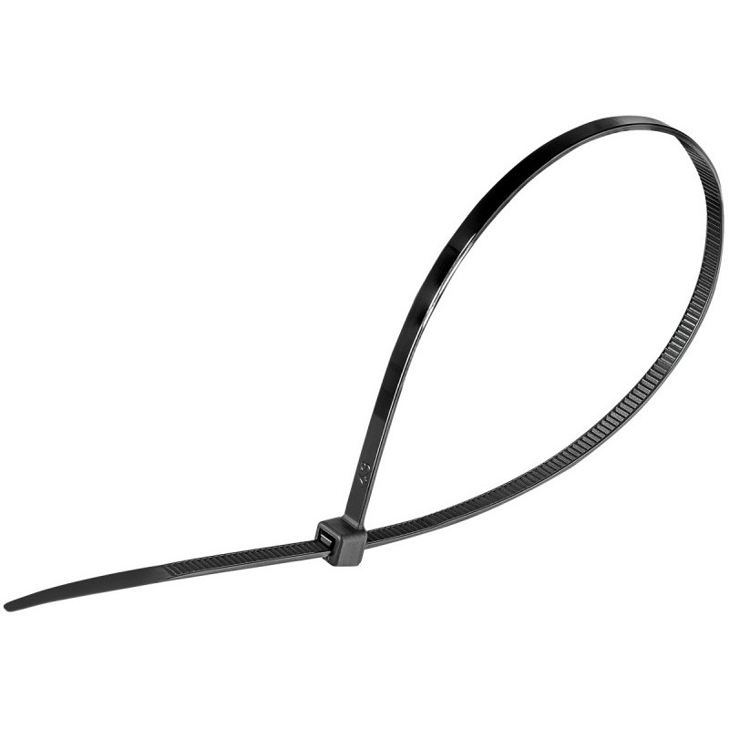 Opaski zaciskowe/trytytki DONAU TECH, 300x4,8mm, 100szt., temp. -40/80, czarne