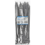 Opaski zaciskowe/trytytki DONAU TECH, 300x4,8mm, 100szt., temp. -40/80, czarne