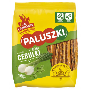 Paluszki LAJKONIK, smak cebulki, 150g