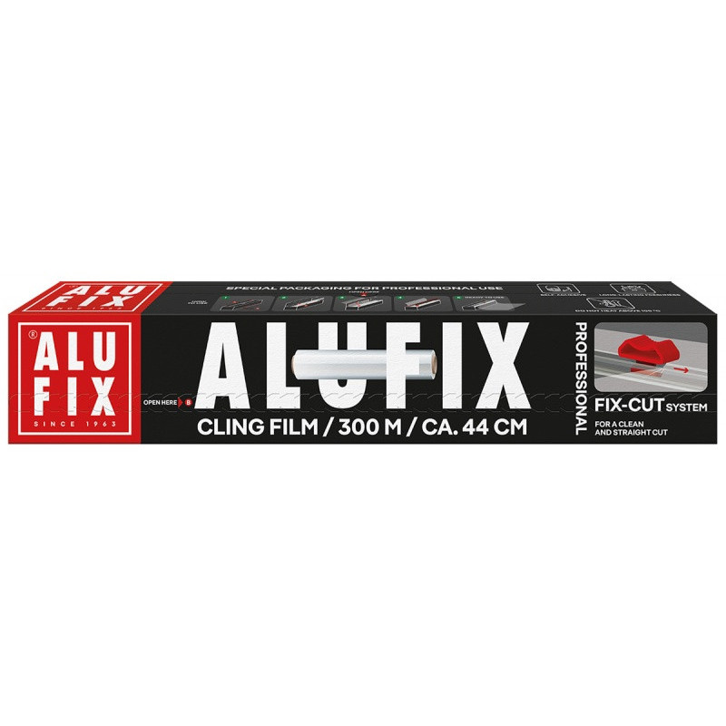 Folia spożywcza ALUFIX Fix-Cut, PVC, 44cmx300m