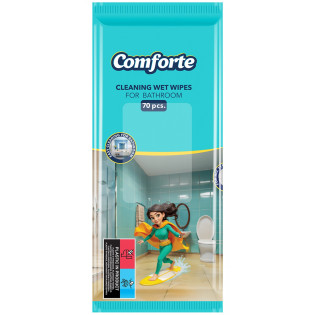 Chusteczki nawilżane COMFORTE, do łazienki, 70 szt.