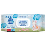 Chusteczki nawilżane dla dzieci GOWIPES, z wodą aloesową i d-pantenolem, 50 szt.