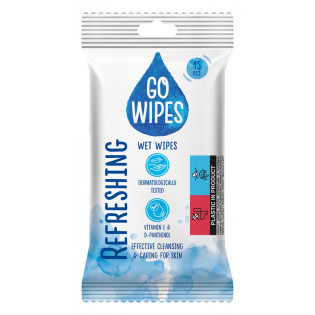 Chusteczki nawilżane GOWIPES, uniwersalne, 15 szt.